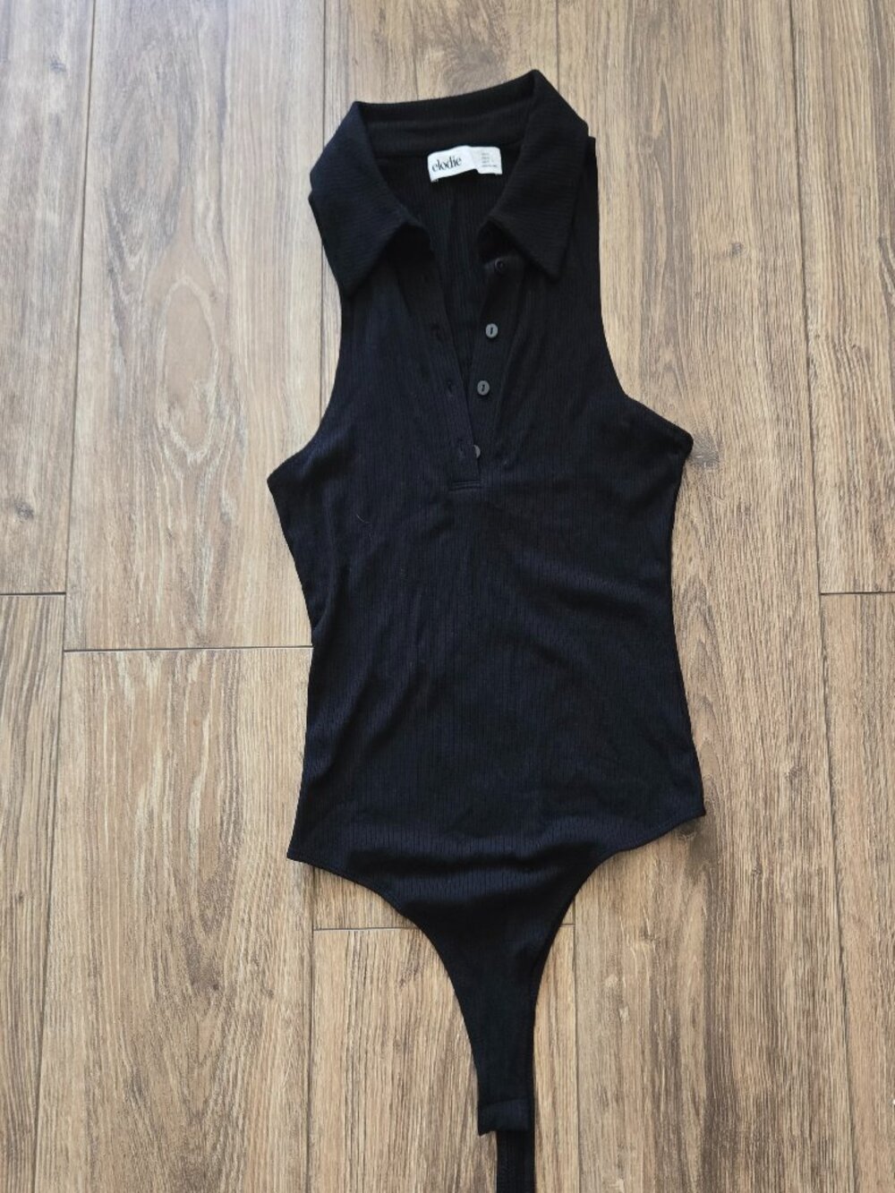Melodies Ribbed Sleeveless Bodysuit